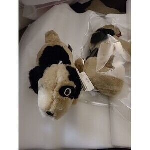 2000 Mervyn's Plush 7" Dog Spot Brown & Black Toby Tag 24 Year Old True Y2K
